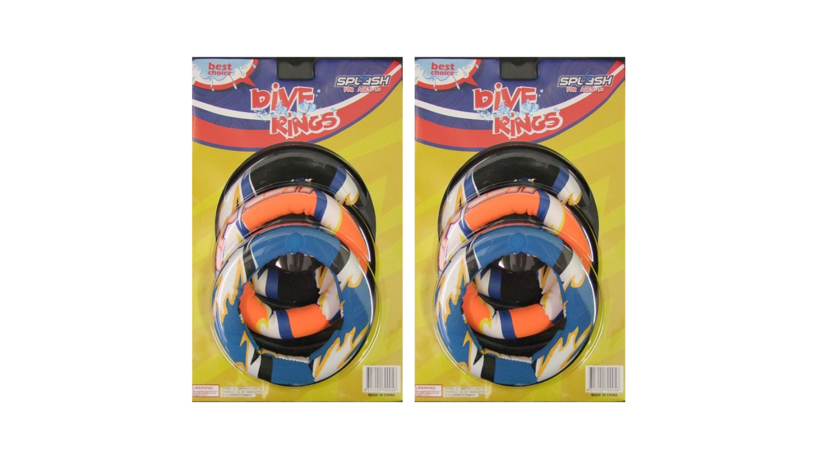Regent Pack of 2 Aqua Ride Dive Rings Underwater Diving Game Swimming Pool Water Toy