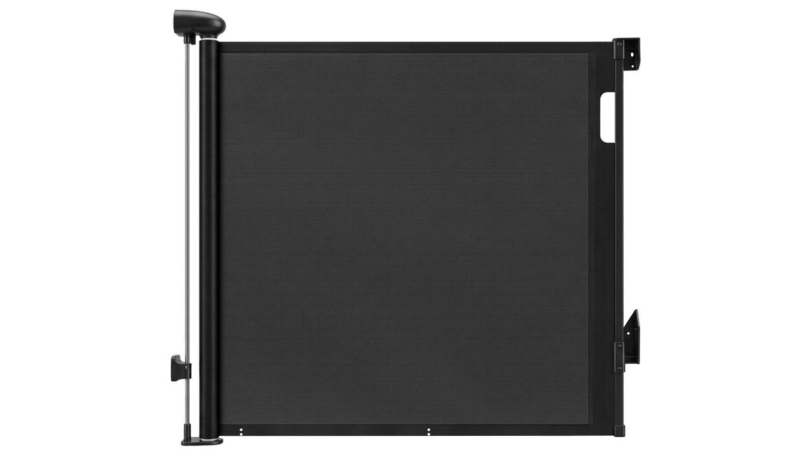 Keezi Retractable Gate Baby Gate Pet Safety Fence Extends up to 140cm - Black