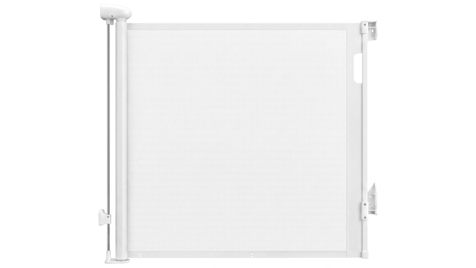 Keezi Retractable Gate Baby Gate Pet Safety Fence Extends up to 140cm - White