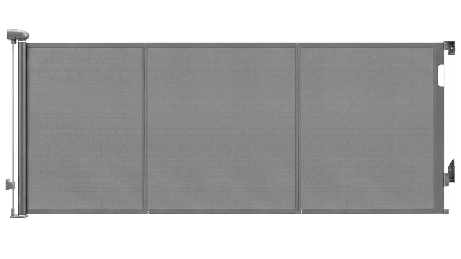 Keezi Retractable Gate Baby Gate Pet Safety Fence Extends up to 400cm - Grey