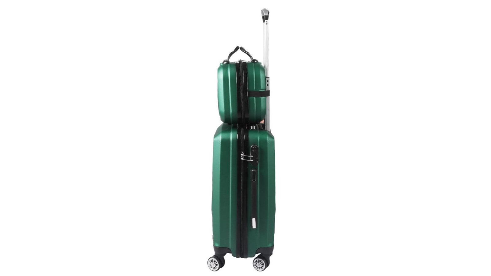 QIMER Y02 20 Inch Carry-On Luggage - Polycarbonate Hard Shell, TSA Lock, 4 Spinner Wheels, Airline Approved