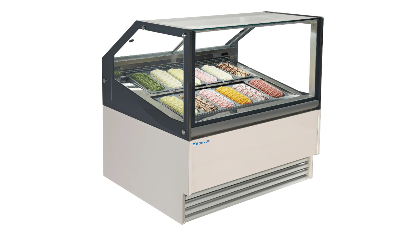 Bonvue SGD12 Gelato/Ice Cream Display Showcase Freezer Harvey Norman