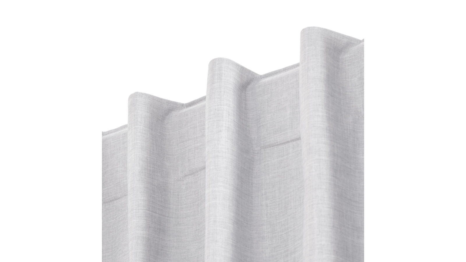 Sherwood Alva Faux Linen Blockout Concealed Tab Top Grey Curtain Pair