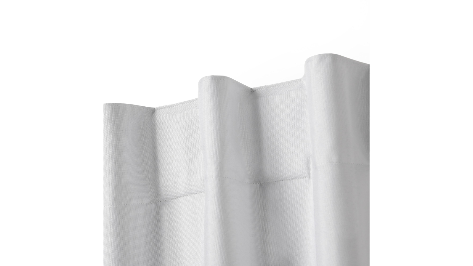 Sherwood Alva Faux Linen Blockout Concealed Tab Top White Curtain Pair