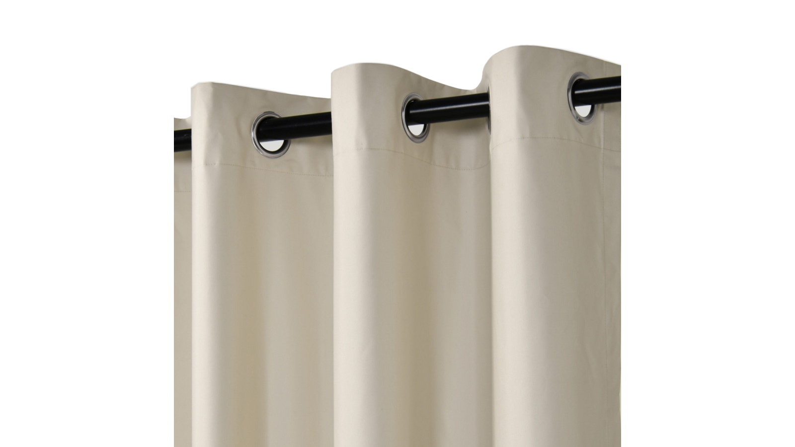 Sherwood Sand Home Orlando Blockout Eyelet Curtain Pair - 90 x 223cm