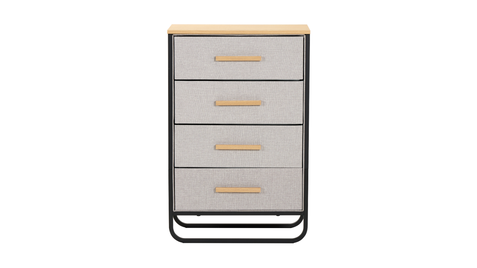 Sherwood Selene 4-Drawer Fabric Dresser - 60 x 35 x 92cm