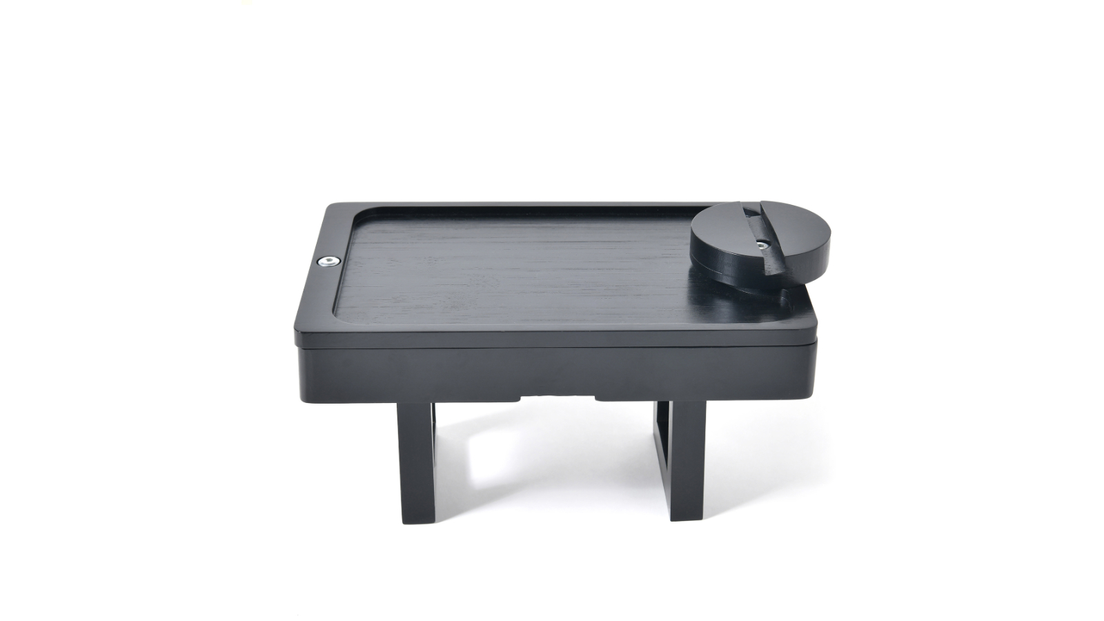 Sherwood Japandi Armrest Sofa Tray Table - Black
