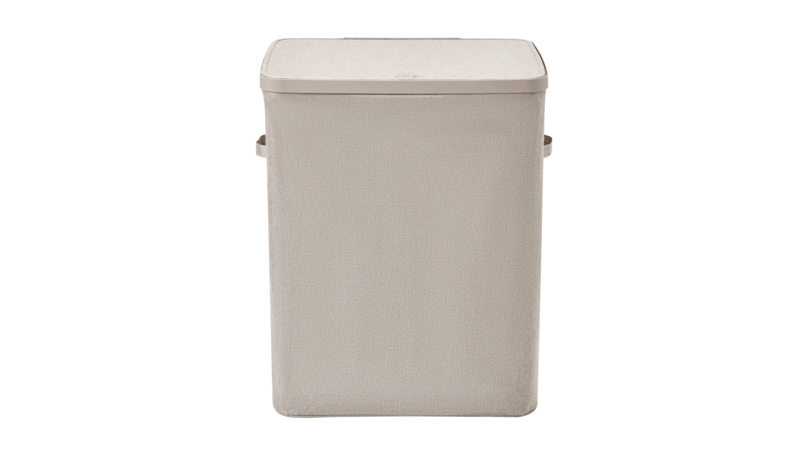 Sherwood Voyager 2-Section Laundry Hamper 100L Faux Linen - Natural