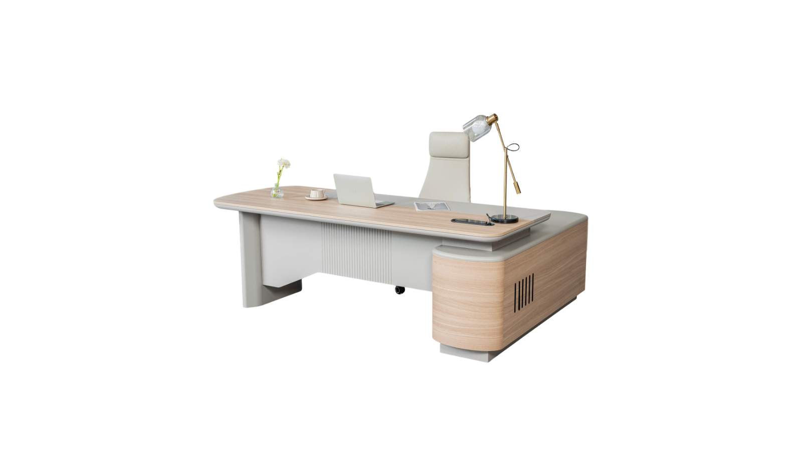 Innovatec Idaly Left Return Executive Desk - Oak
