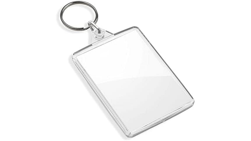 Shot2Go Acrylic Your-Own Photo Keyring - 3.5 x 4.5cm
