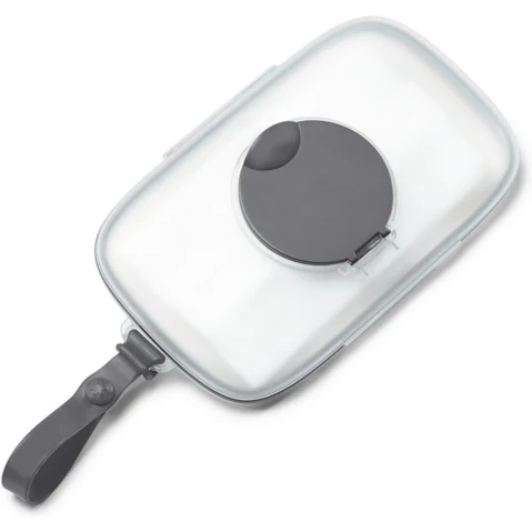 Skip Hop Grey Grab and Go Perfect Snug Seal Wipes Case