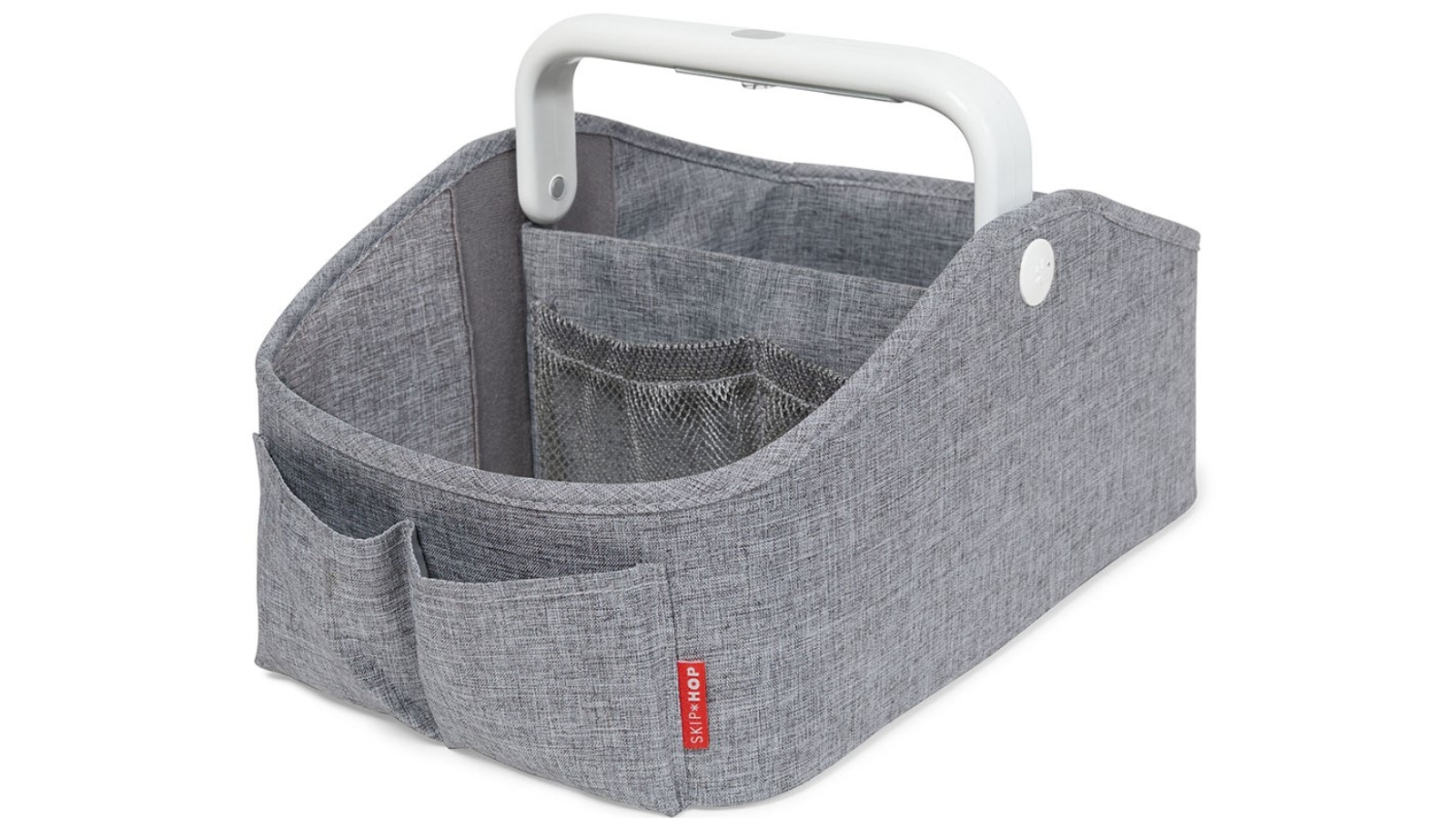 Skip Hop Heather Grey Nursery Style Light Up Nappy Caddy