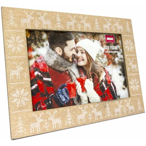 Shot2Go Reindeer Timber Photo Frame