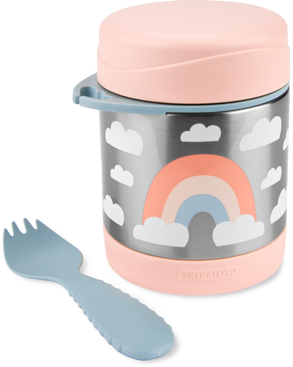 Skip Hop Spark Style Insulated Food Jar - Rainbow