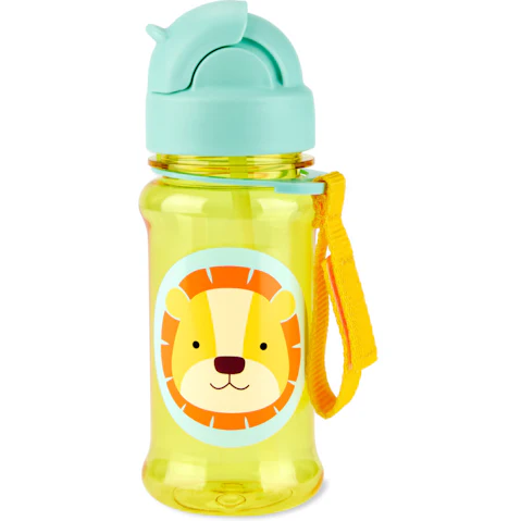 Zoo Tritan Renew Straw Bottle - Lion