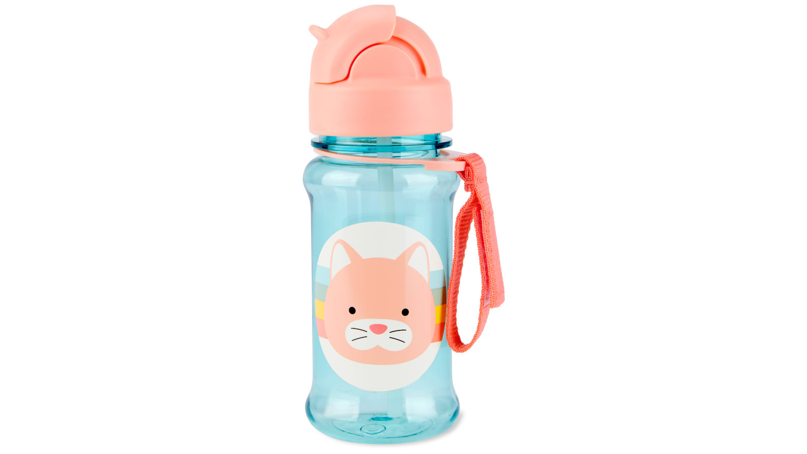 Zoo Tritan Renew Straw Bottle - Cat