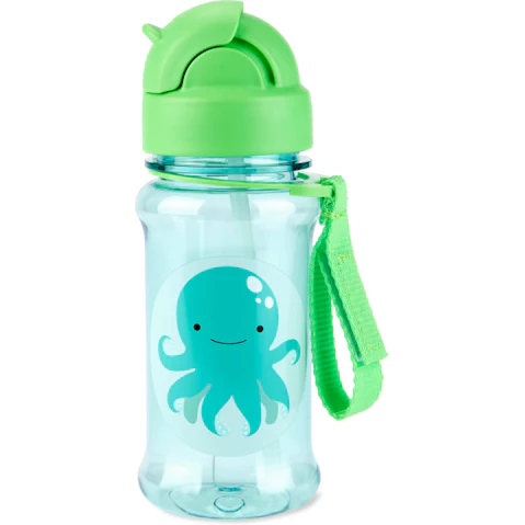 Zoo Tritan Renew Straw Bottle - Octopus
