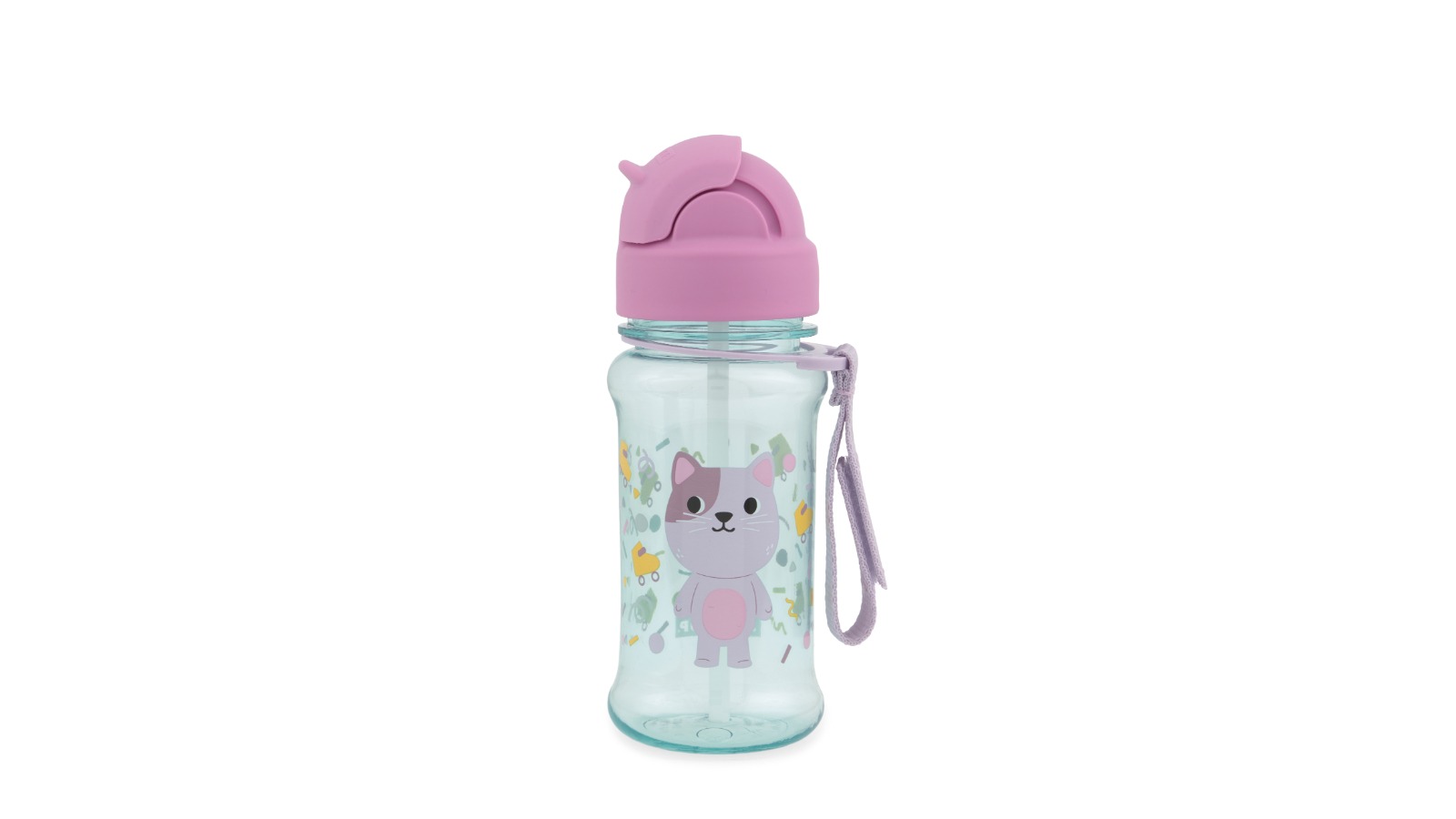 Skip Hop Besties Squad Tritan Renew Straw Bottle - Cat
