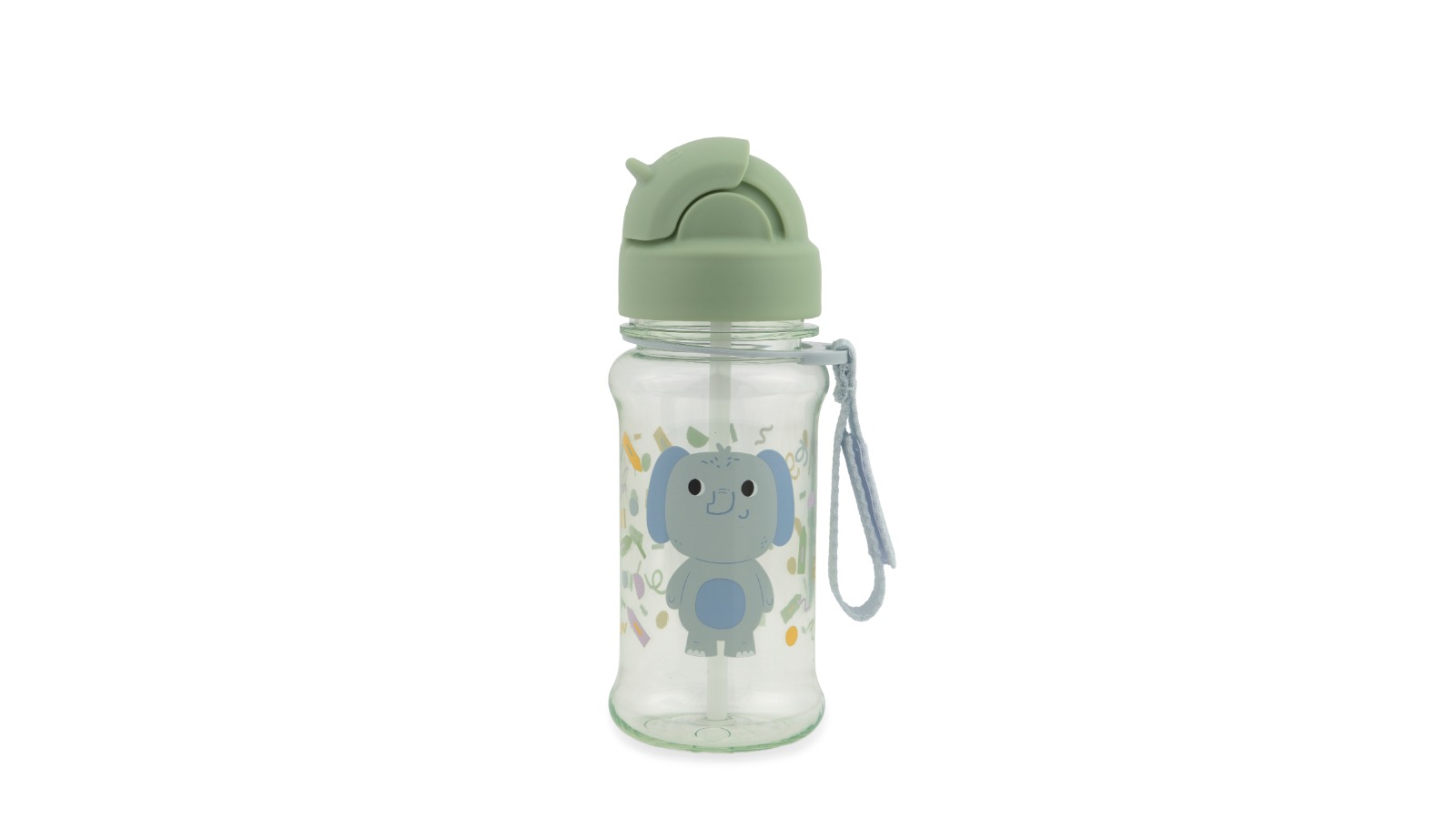 Skip Hop Besties Squad Tritan Renew Straw Bottle - Elephant