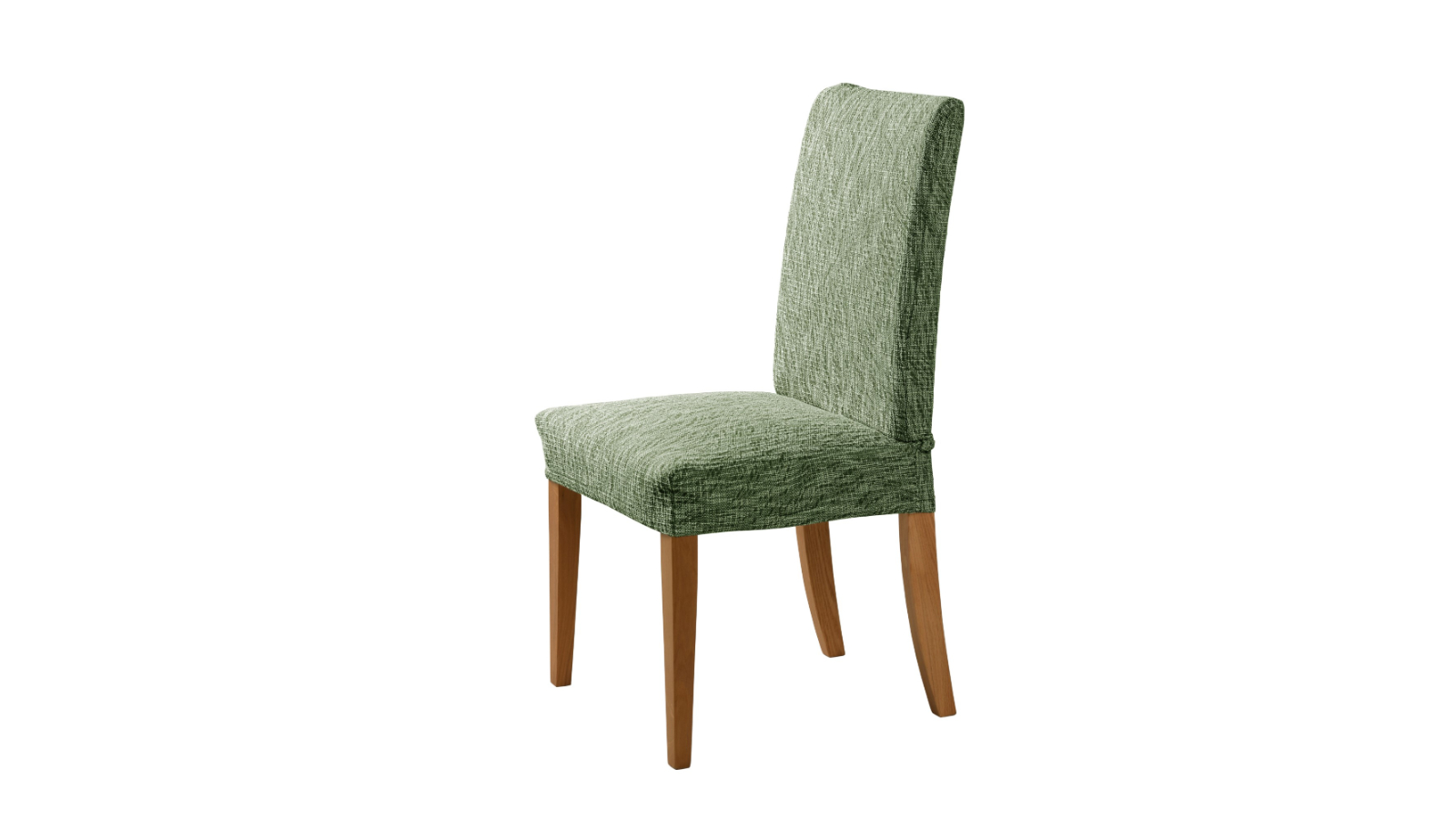 Sherwood Faux Linen Stretch Fit Chair Cover - Eden Green
