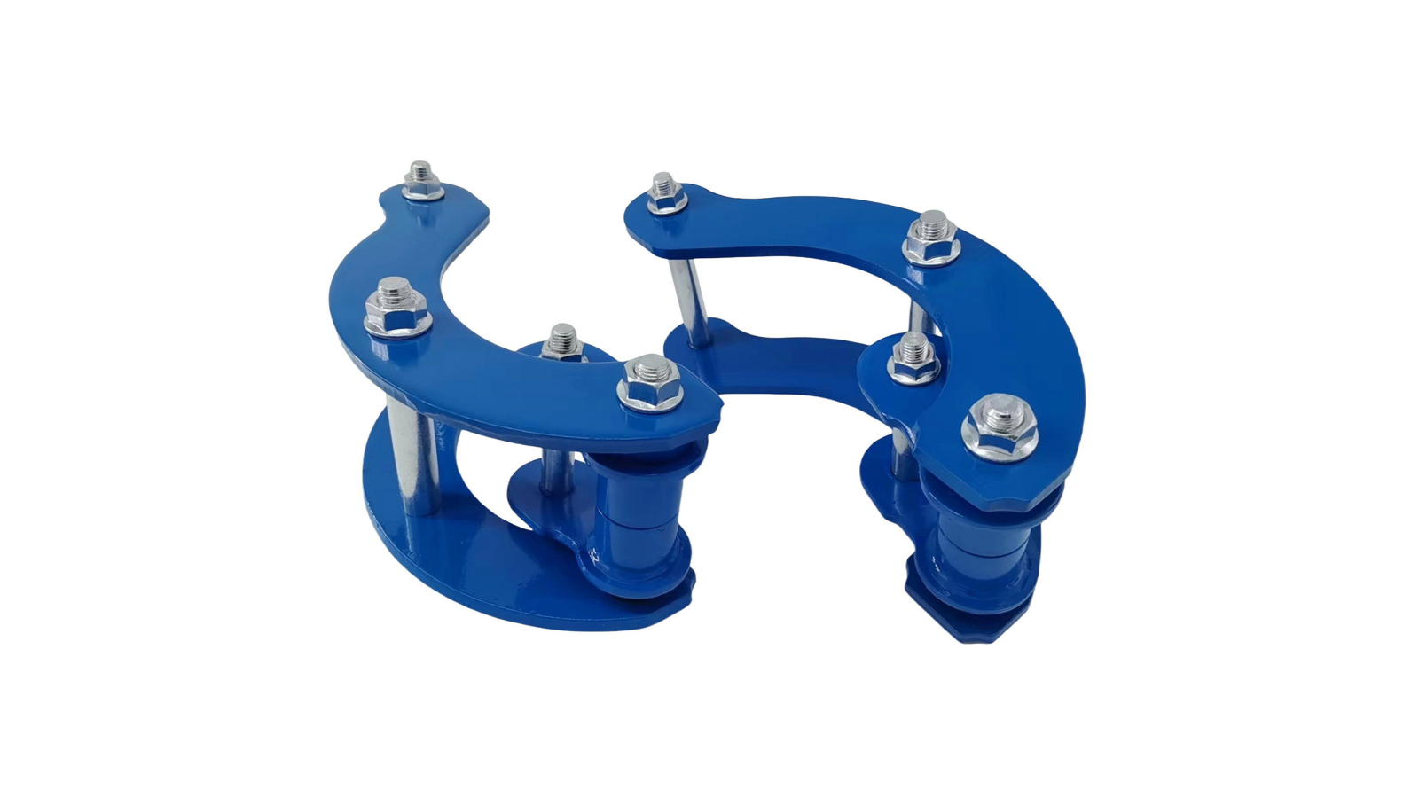 Machter Autoparts Pty Ltd 2 Piece Rear Leaf Extended Double G Shackles Kit Fits - Mitsubishi Triton MQ MR 2.4L 2015-2023