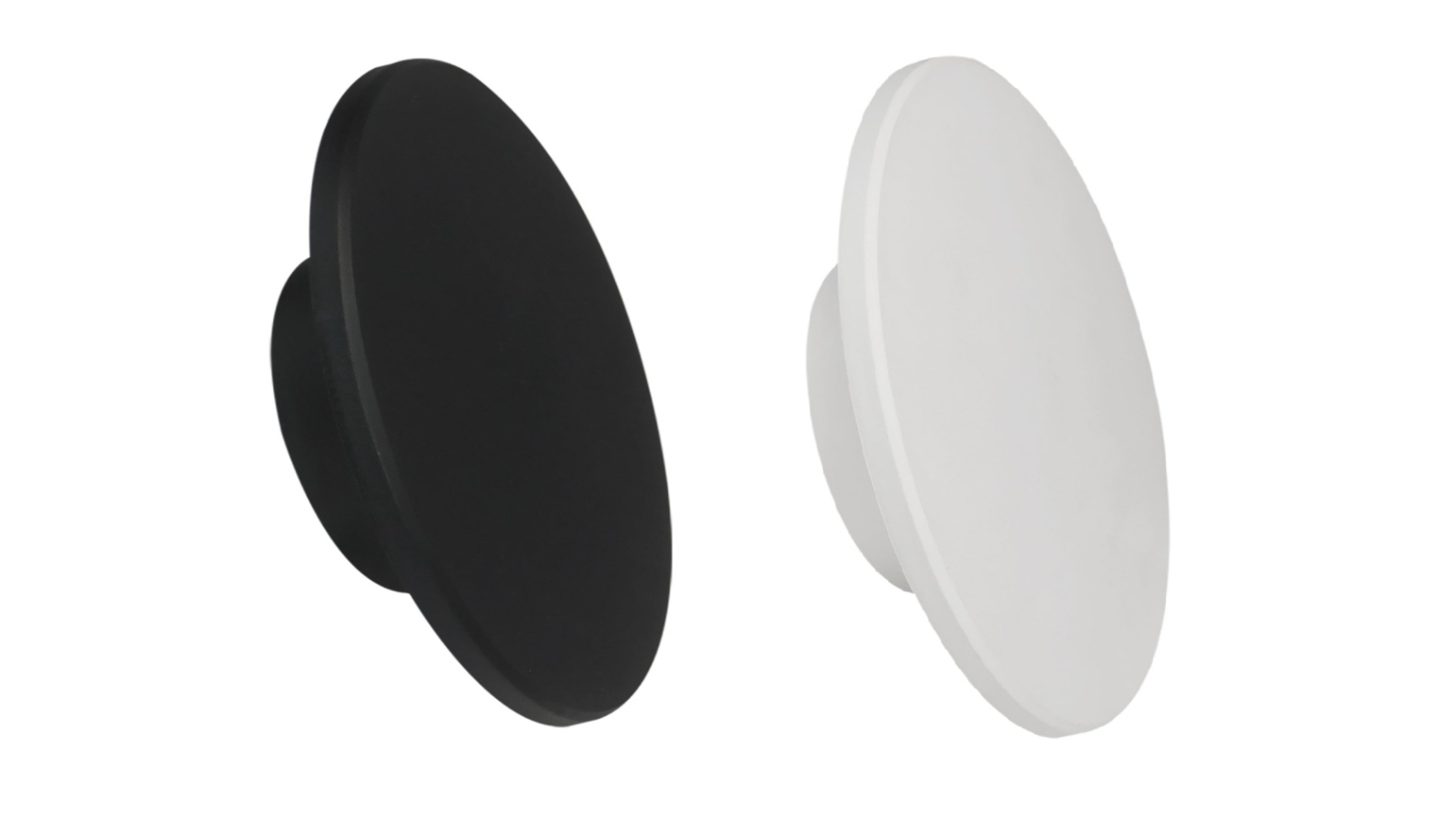 CLA Lighting IP65 and IK08 25cm LED Tri-CCT Round Backlit Exterior Wall Light