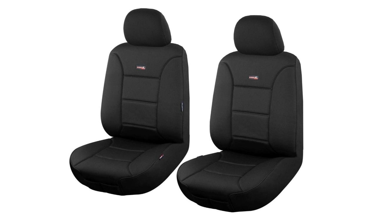 Sharkskin Plus Seat Cover Fully Custom Made Fronts for Nissan Navara 12/2020 - On