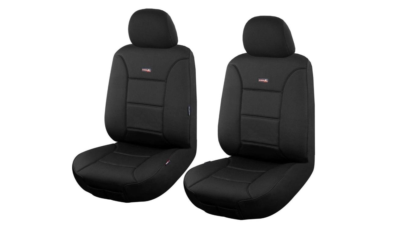 Sharkskin Plus Seat Cover Fully Custom Made Fronts for Ford Ranger 07/2018 - On