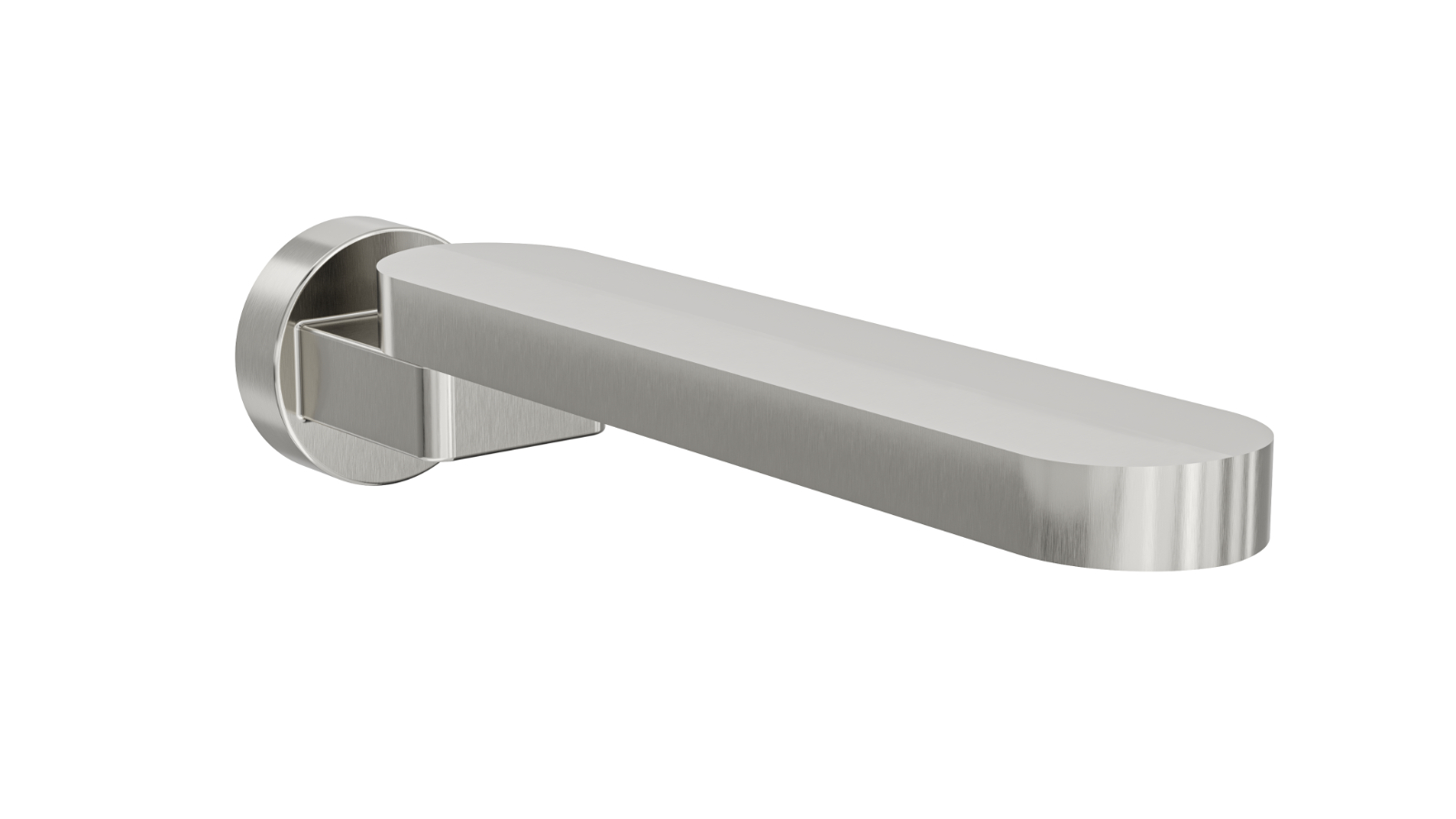 Linsol Shenay S2 Swivel Wall Spout - Brushed Nickel