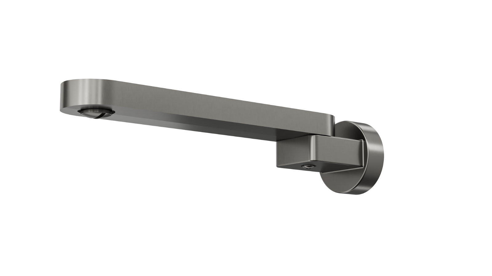 Linsol Shenay S2 Swivel Wall Spout - Gunmetal