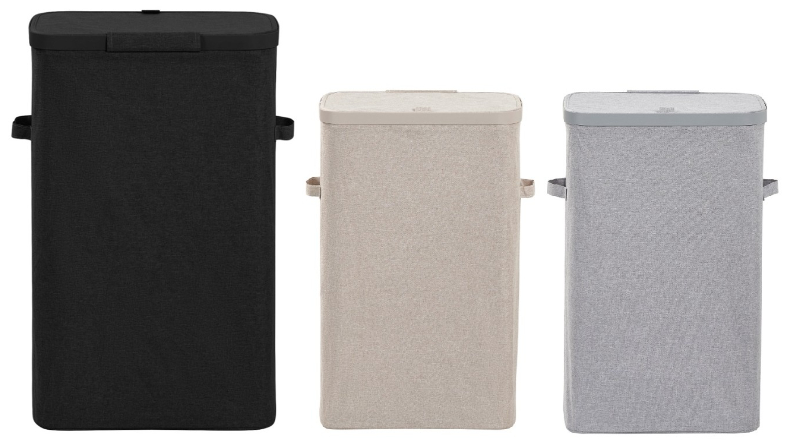 Sherwood Voyager Laundry Hamper 60L Faux Linen