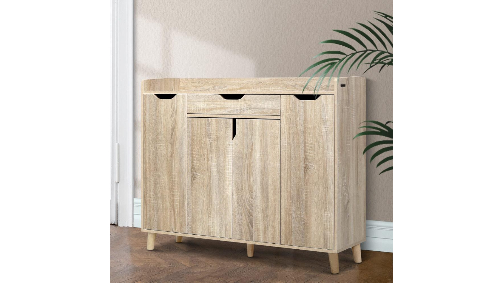 Artiss 120cm Shoe Wood Harvey Norman