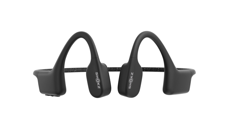 Shokz OpenSwim Waterproof Bone Conduction MP3 Headphones Black