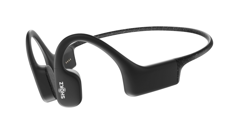 Shokz OpenSwim Waterproof Bone Conduction MP3 Headphones Black