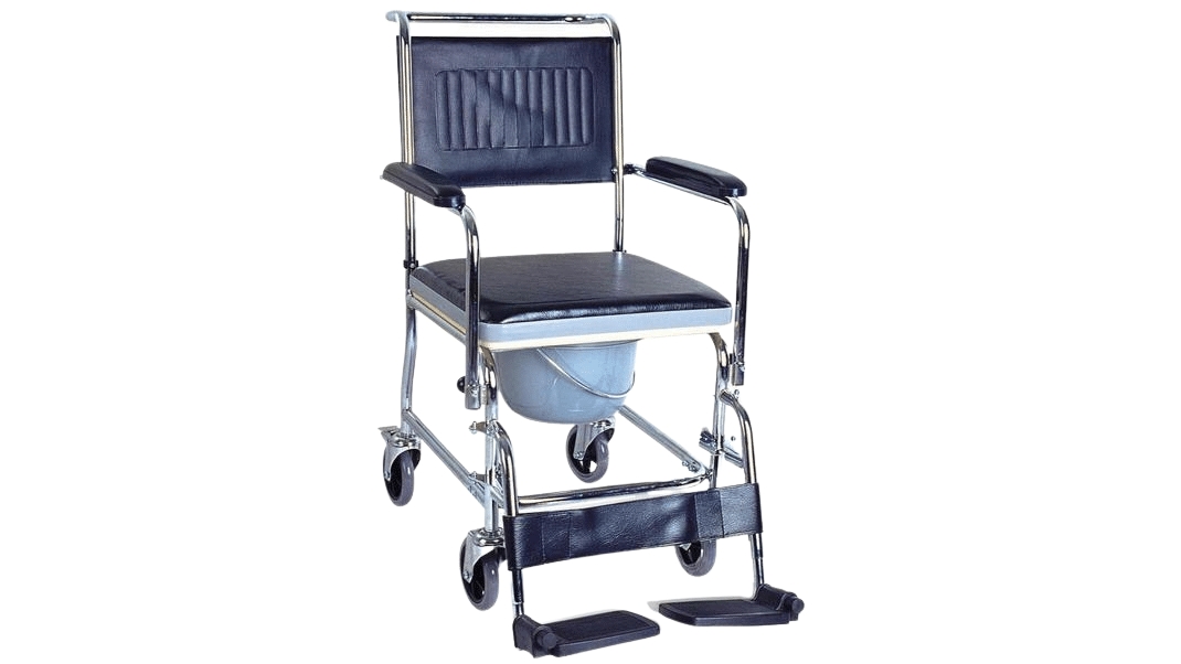 Gilani Engineering Portable Shower Toilet Transfer Commode Wheel