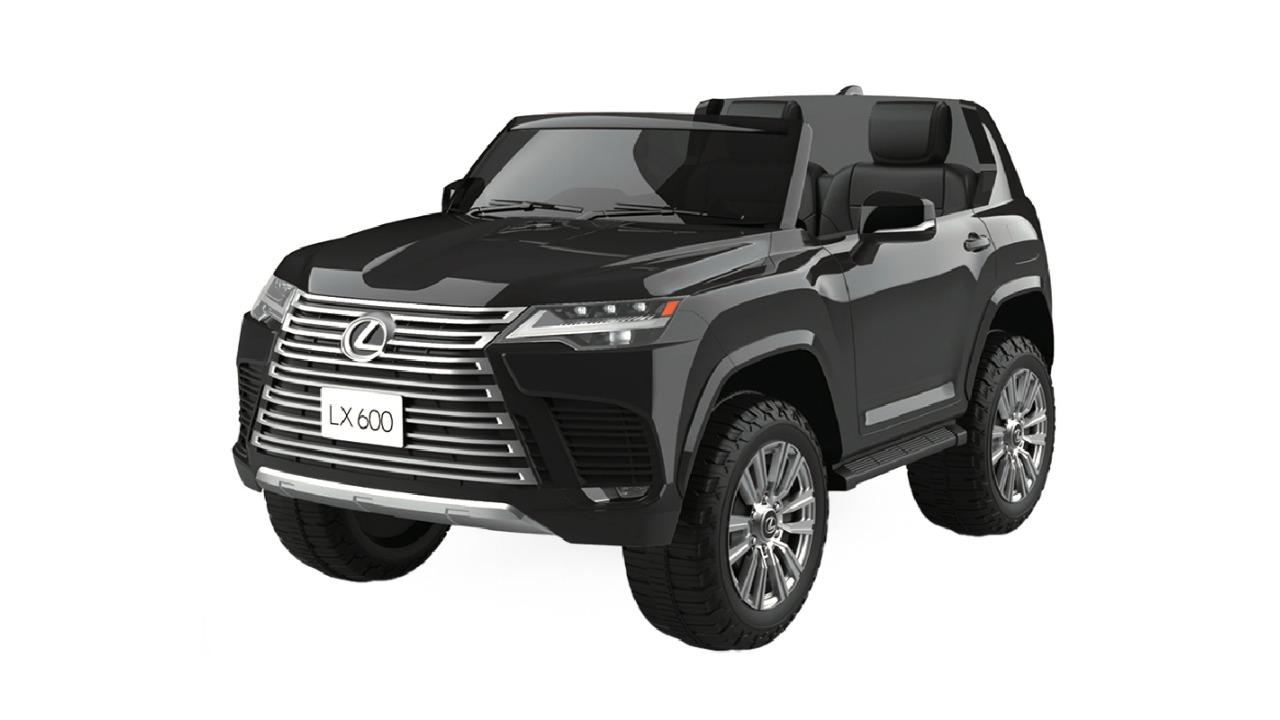 Volta 3year+ Lexus 600 12V Electric Motor Kids Ride-On Car Smart Control Toy - Black