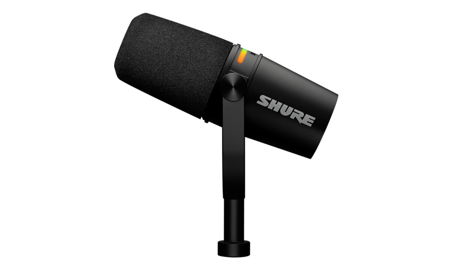 Shure Black Motiv Dual-Output Cardioid Dynamic Podcast Microphone