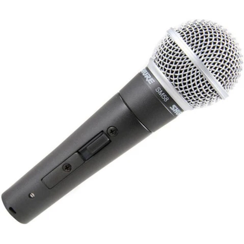Shure Dynamic Lo Z Vocal Cardioid with Switch Microphone