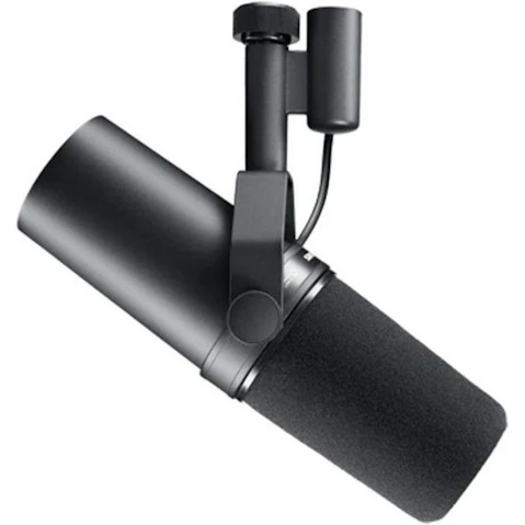 Shure Dynamic Lo Z Broadcast Voice Over Cardioid Switchable Response Microphone