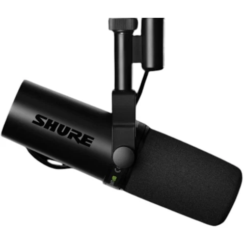 Shure Active Dynamic Broadcast Voice Over Cardioid Microphone