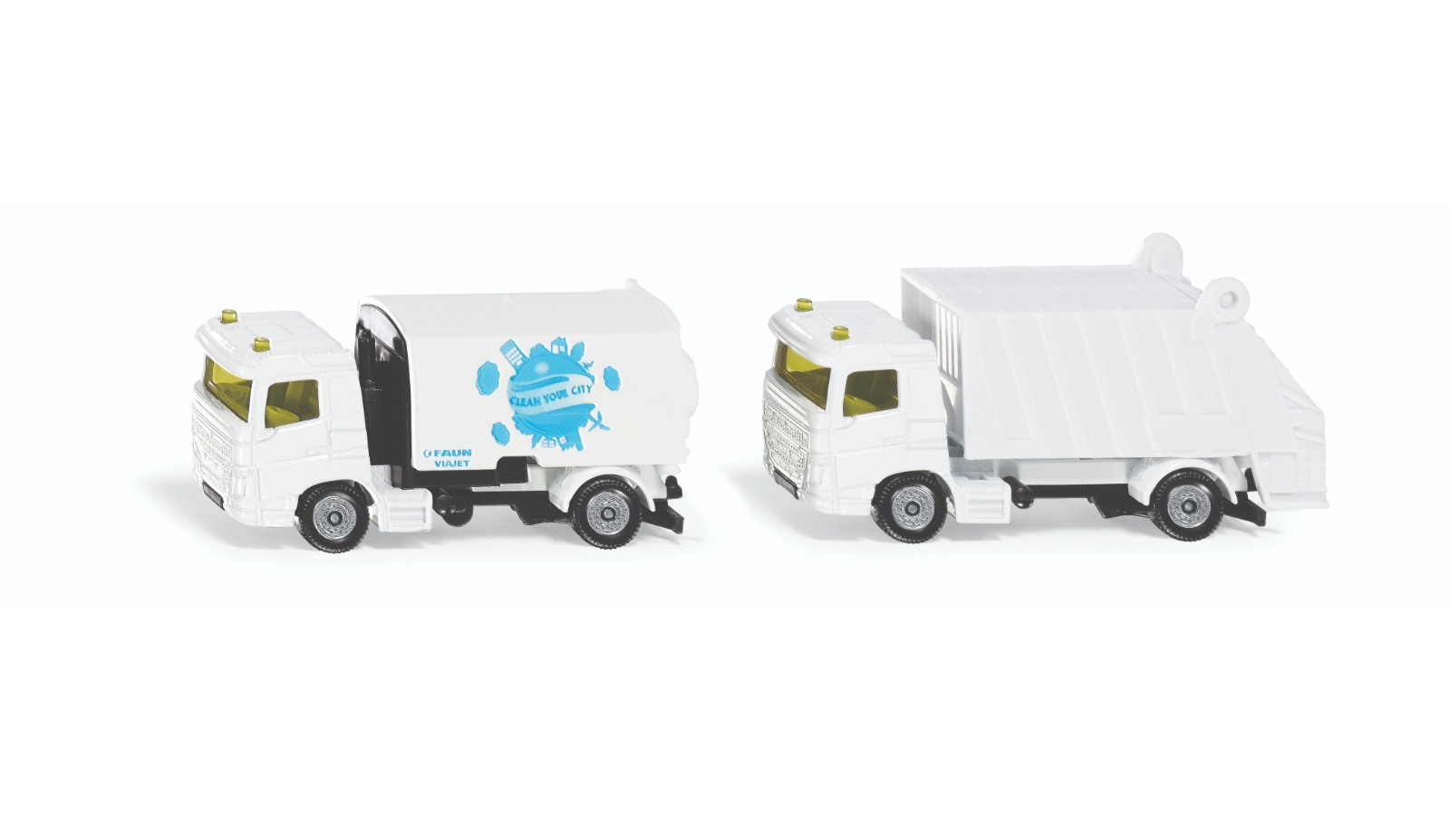 Siku Municipal Set Road Sweeper Garbage Truck