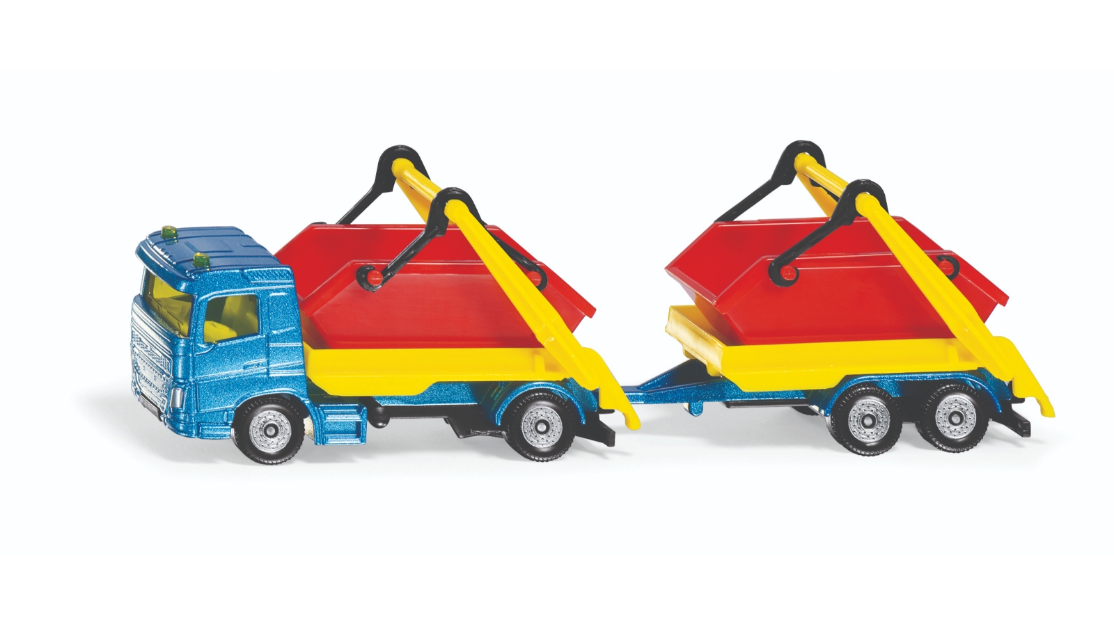 Siku - Truck with skip and trailer