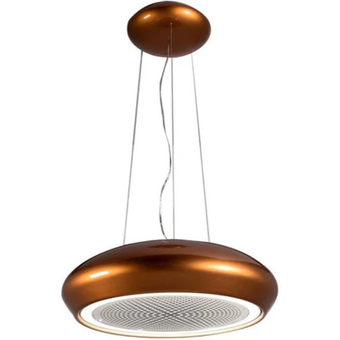 Sirius Ceiling Mount Pendant Recirculating Rangehood - Copper