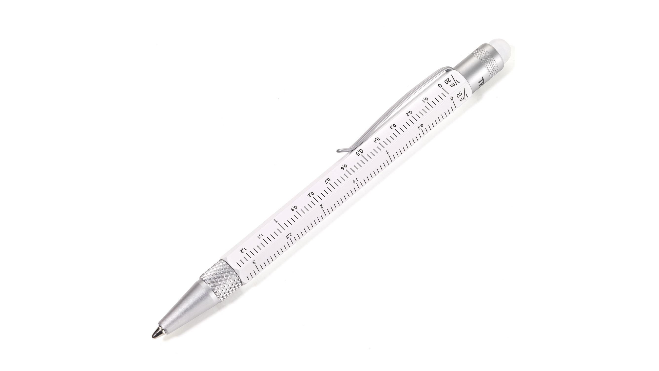 Troika CONSTRUCTION MINI Multitasking Ballpoint Pen - White