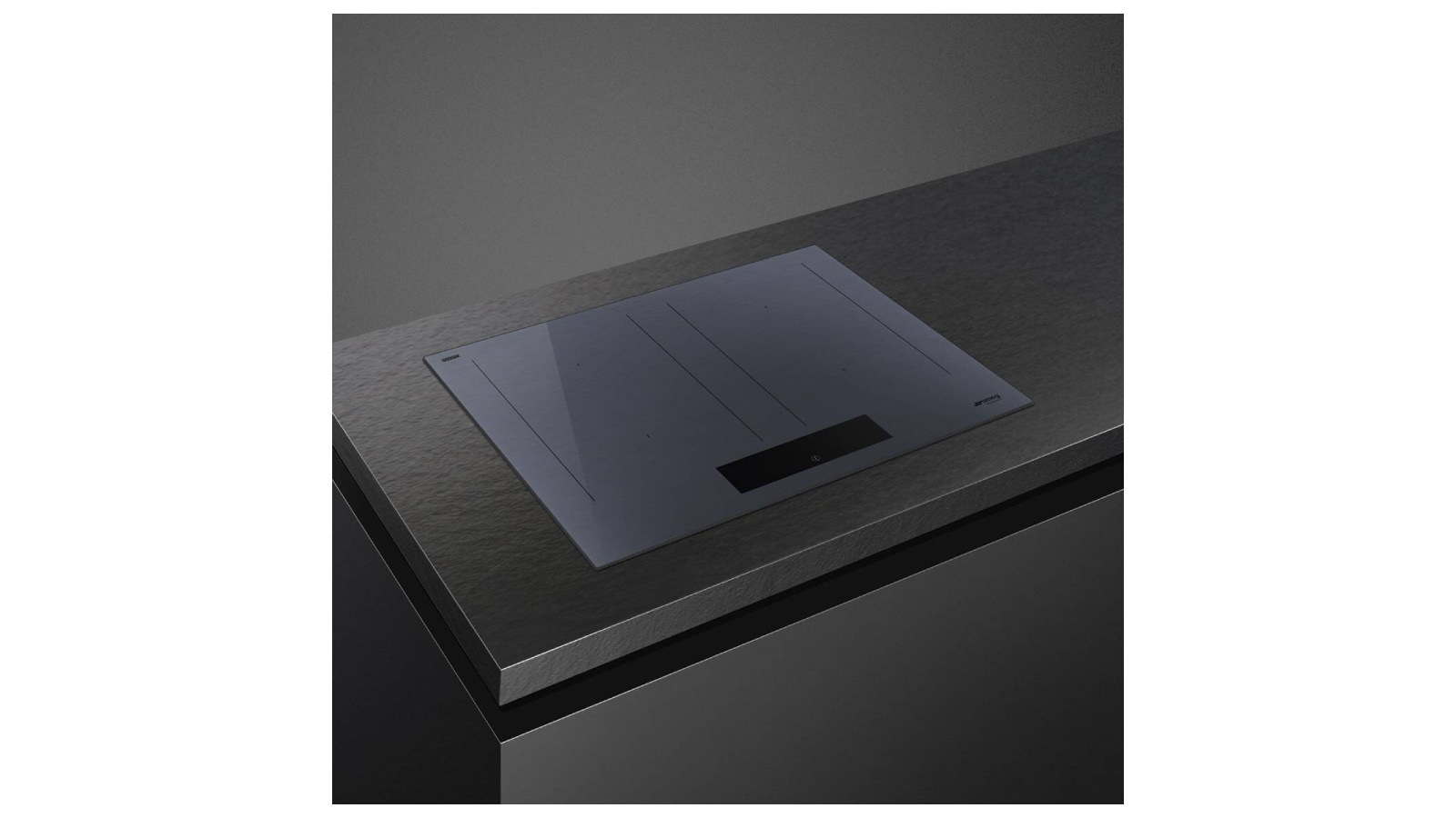 Smeg Linea 60cm MultiZone Induction Cooktop Neptune Grey Harvey Norman