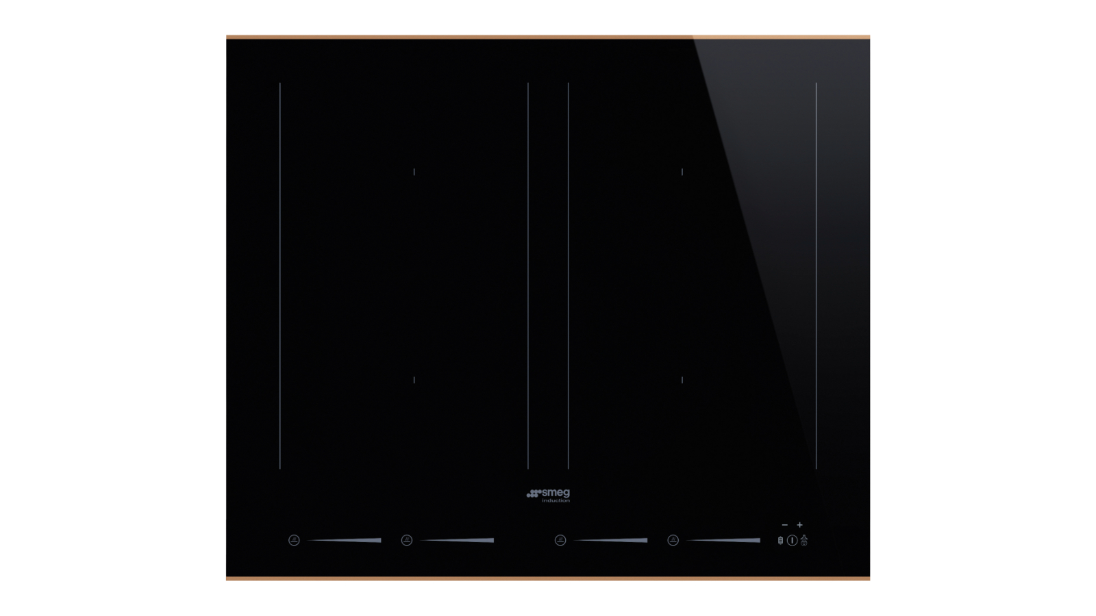 Smeg 60cm Dolce Stil Novo 4 Zone Induction Hob - Black