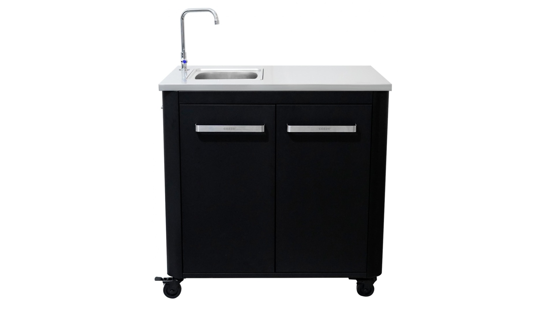 Cozze 90cm Outdoor Kitchen Table with Sink