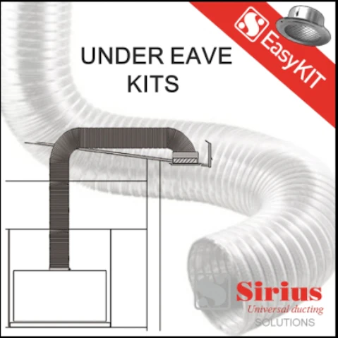 Sirius 20cm Eave Ducting Kit