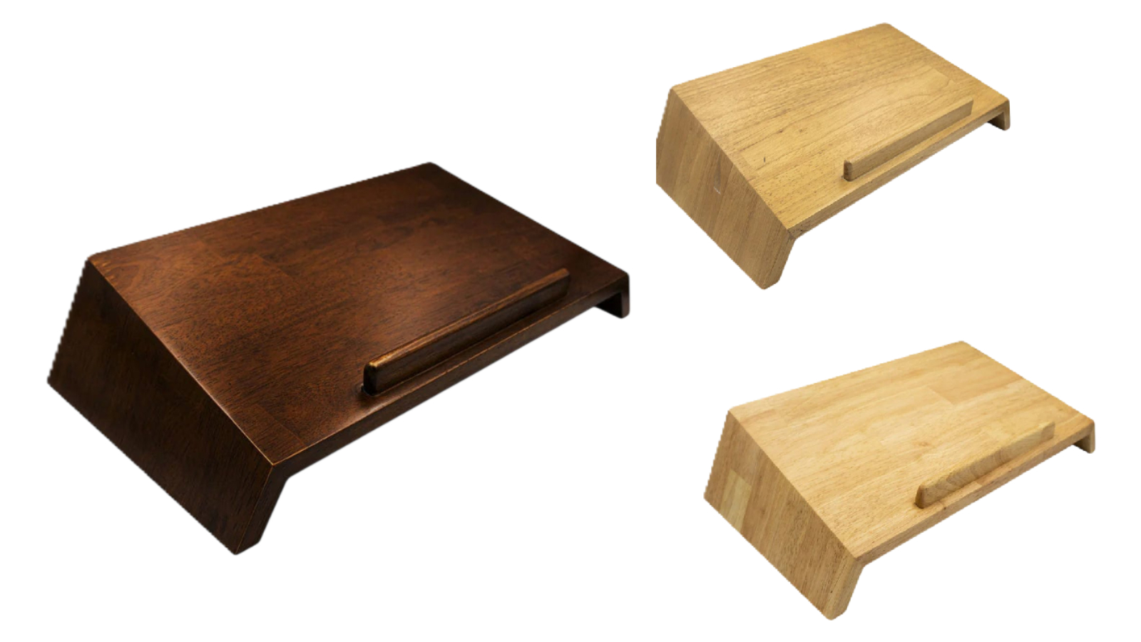 Desky Rubberwood Laptop Riser