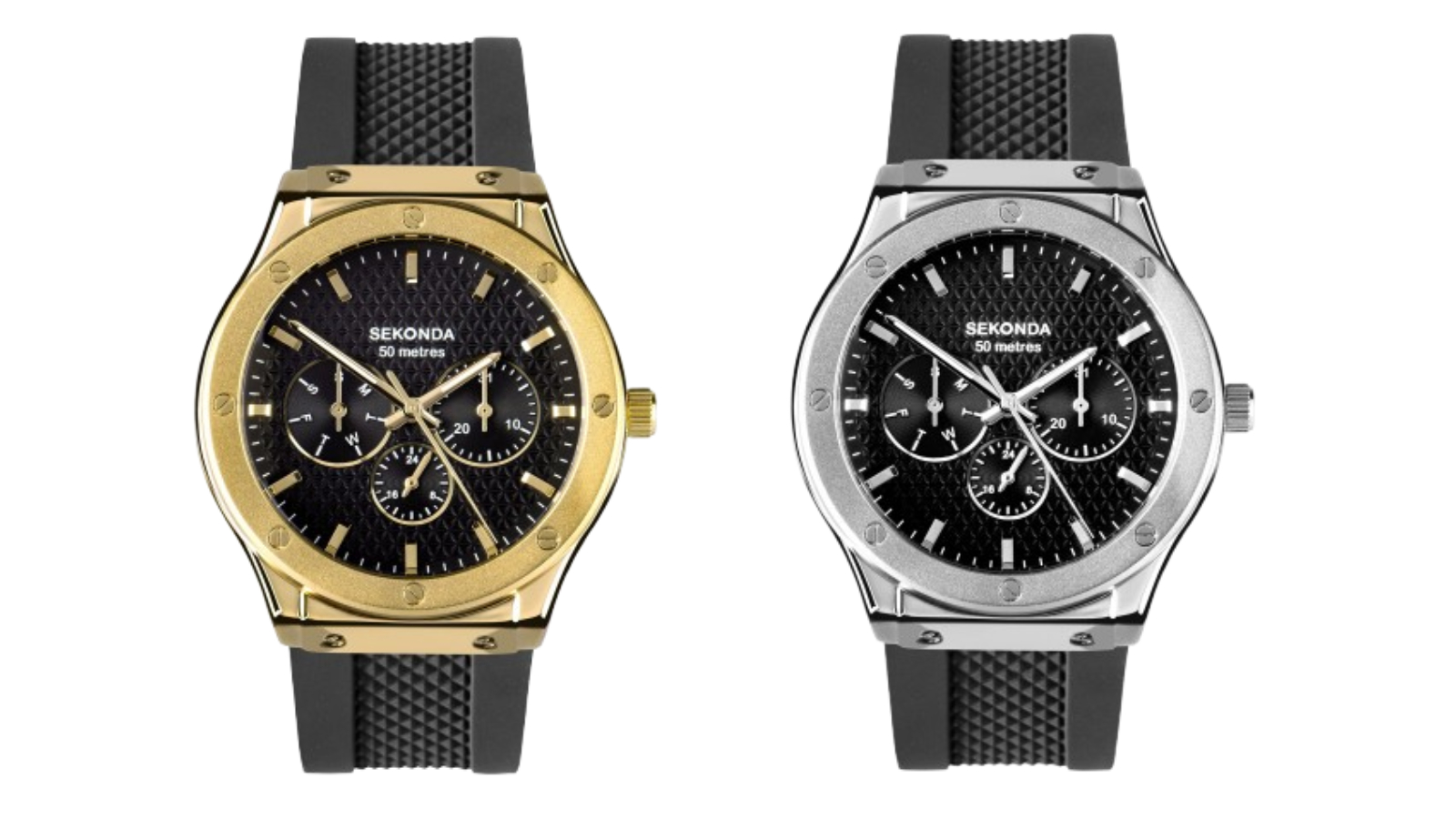 Sekonda 4.2cm Titan Watch with Black Dial